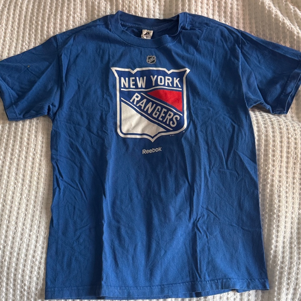 Reebok Blue New York Rangers Tee